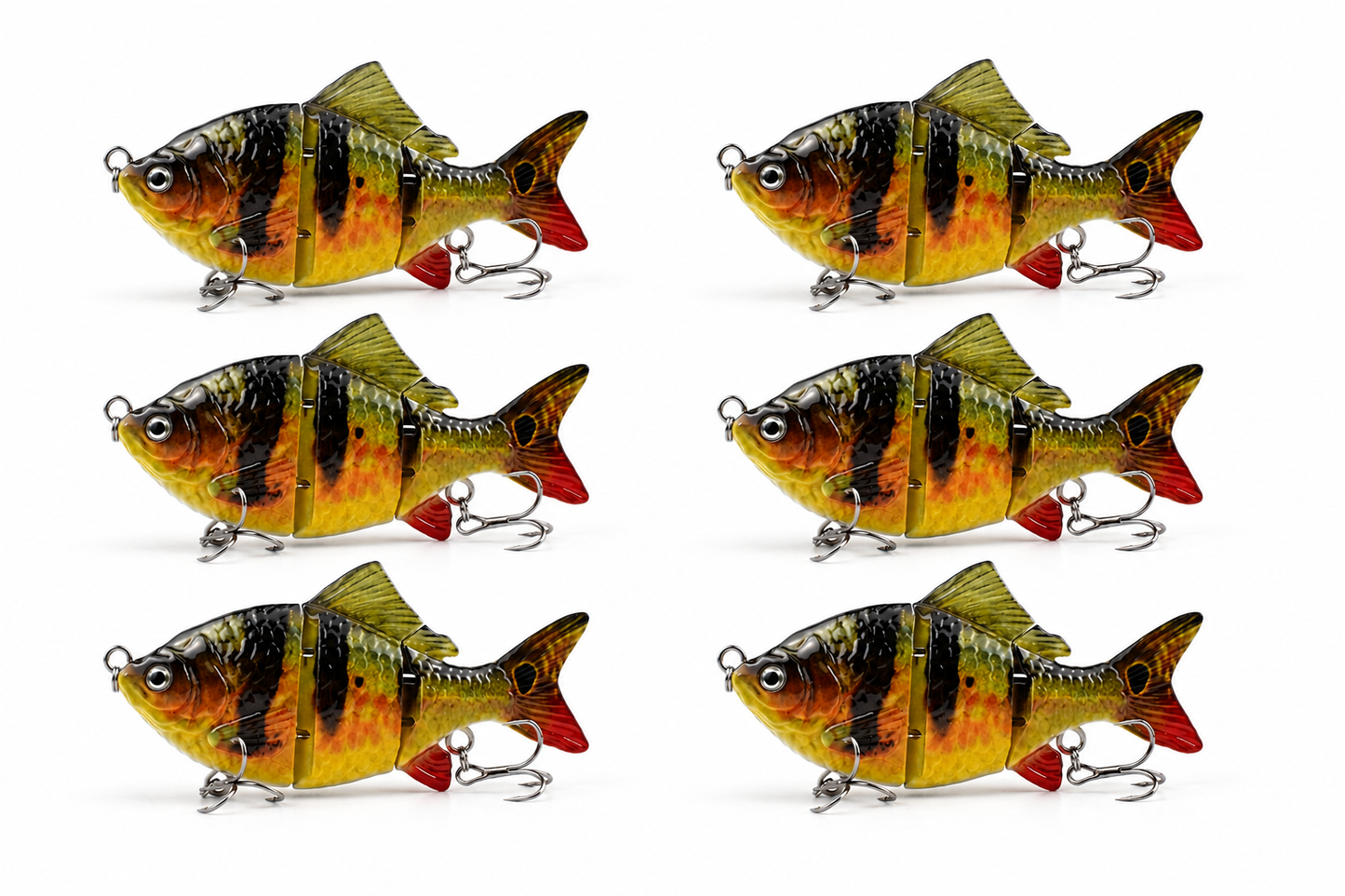 💥 Hyper-Realistic Multi-Jointed Bionic Swimbait | S-Curve Action Lure