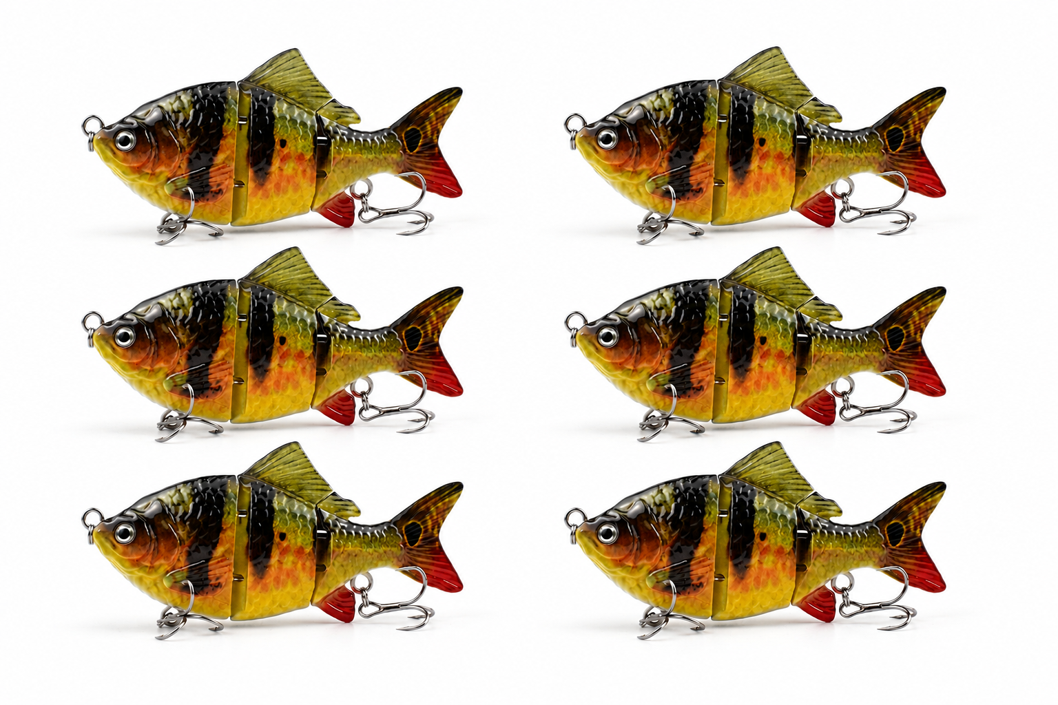 💥 Hyper-Realistic Multi-Jointed Bionic Swimbait | S-Curve Action Lure