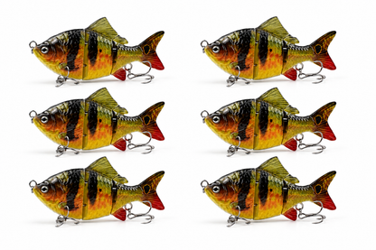 💥 Hyper-Realistic Multi-Jointed Bionic Swimbait | S-Curve Action Lure