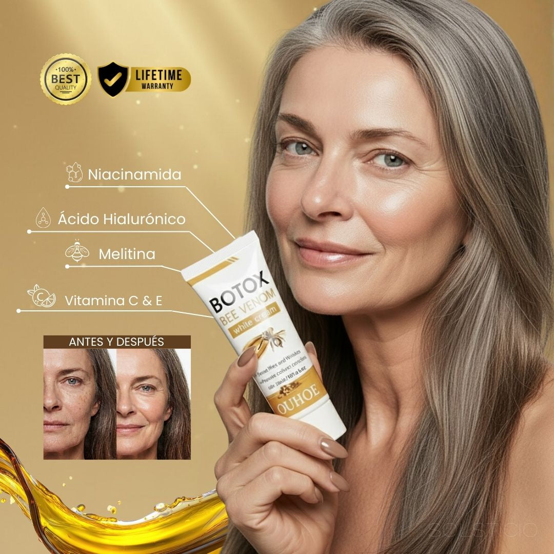Crema Reafirmante Antiarrugas con Veneno de Abeja