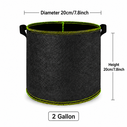 [UPGRADED] Heavy Duty Grow Bags - Say Goodbye to Root Rot!