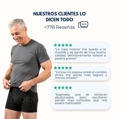 ABSORX™ Boxers ultraabsorbentes para incontinencia