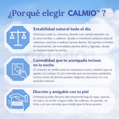 CALMIO™ Cinturón Ortopédico para Ciática y Dolor Lumbar