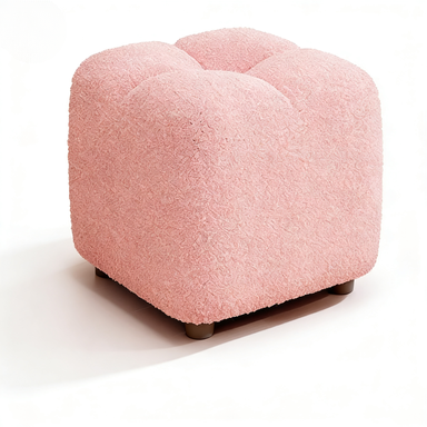 Lamb's wool stool