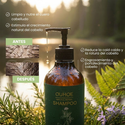 Detiene la Caída, la Irritación y la Sequedad – Shampoo de Romero con Acción Regenerativa