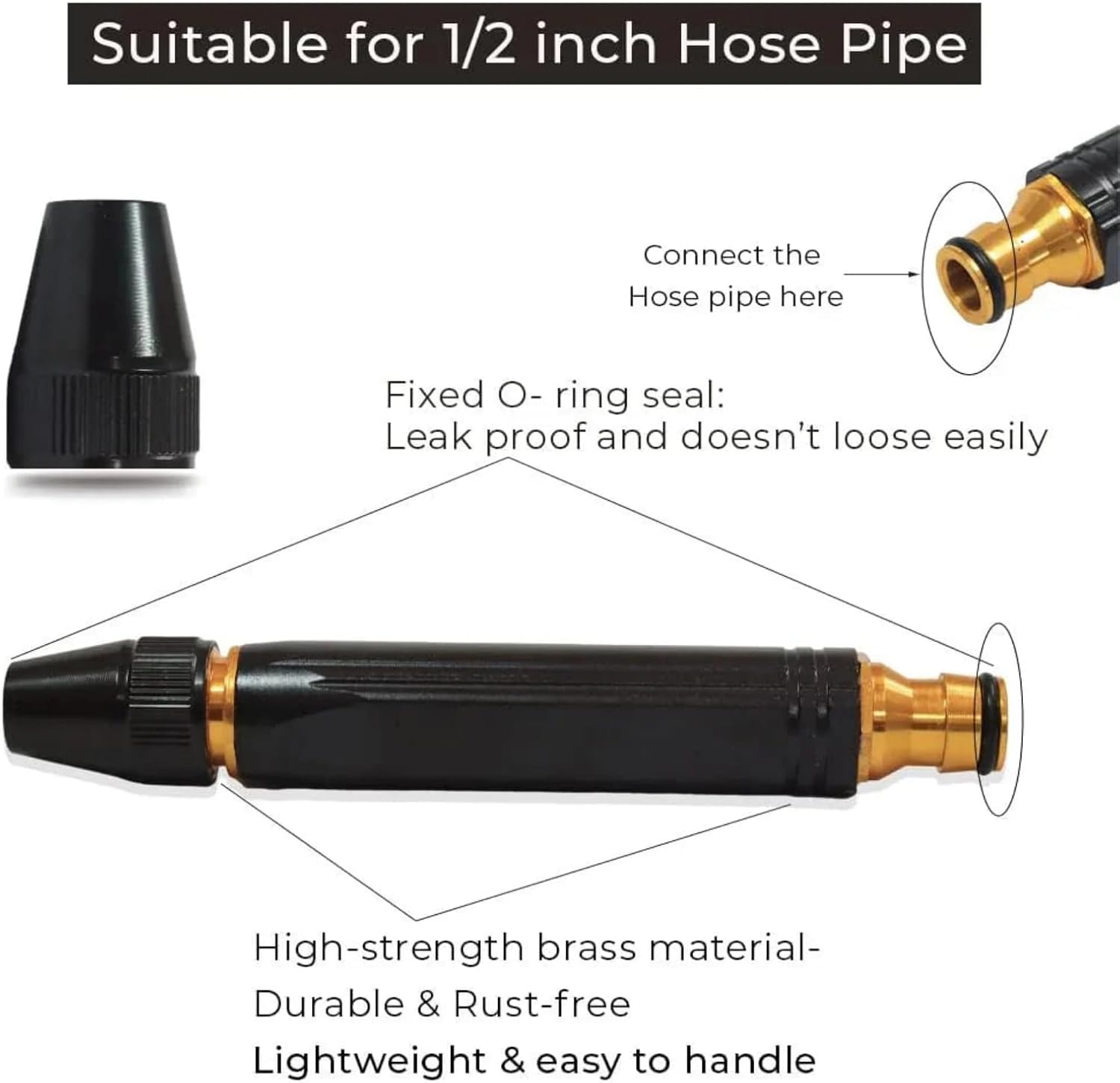 Portable High Pressure Water Spray Nozzle