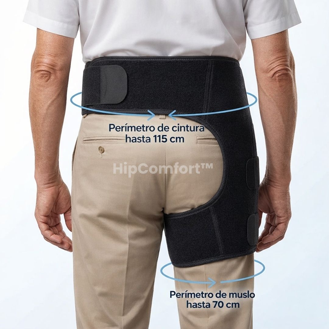 HipComfort™ Soporte Ortopédico de Cadera y Muslo para Dolor, estabilidad & Movilidad