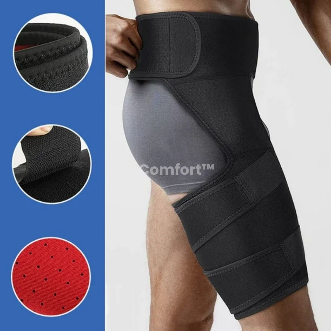 HipComfort™ Soporte Ortopédico de Cadera y Muslo para Dolor, estabilidad & Movilidad