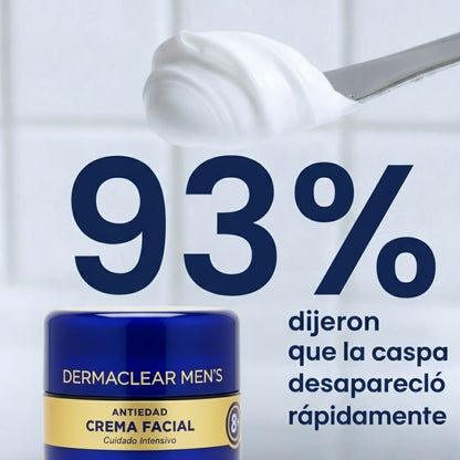 Elimina Escamas e Irritación en el Rostro y cuero cabelludo Masculino - Tratamiento Regenerativo 8 en 1