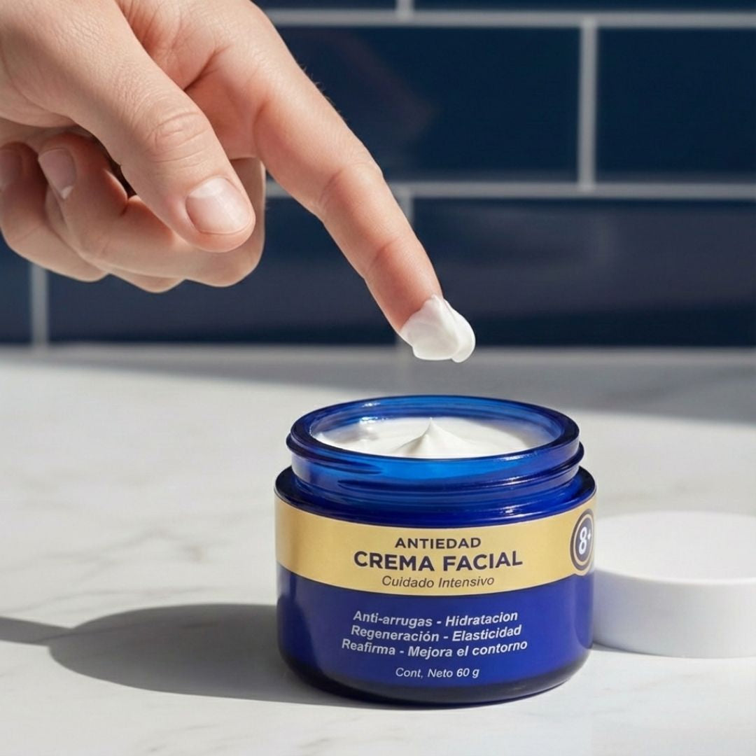 Elimina Escamas e Irritación en el Rostro y cuero cabelludo Masculino - Tratamiento Regenerativo 8 en 1