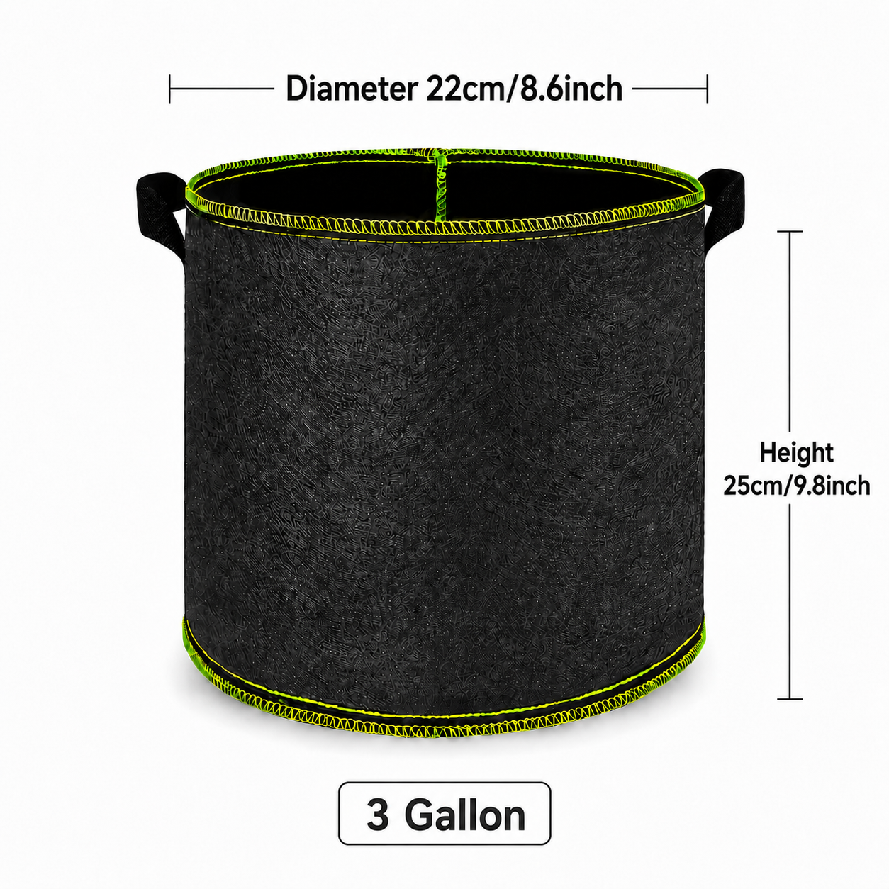 [UPGRADED] Heavy Duty Grow Bags - Say Goodbye to Root Rot!