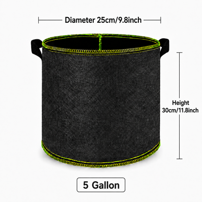 [UPGRADED] Heavy Duty Grow Bags - Say Goodbye to Root Rot!