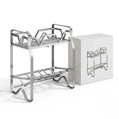 Multifunctional Stainless Steel Kitchen Storage Rack